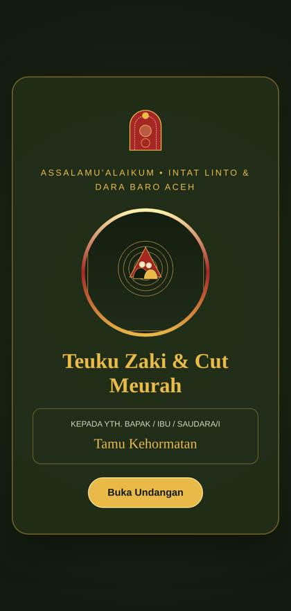 Pratinjau tema Pinto Khop Meukuta — Adat Aceh Darussalam