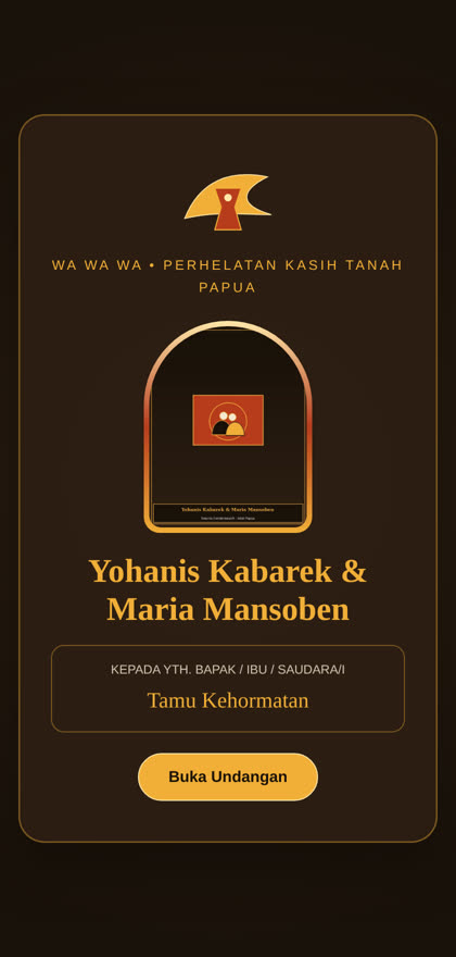 Pratinjau tema Swarna Cenderawasih — Adat Papua