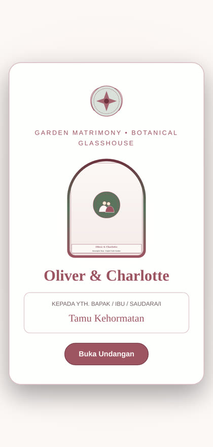 Pratinjau tema Kensington Rose — English Tudor Garden