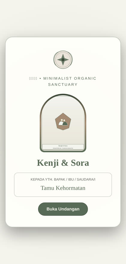 Pratinjau tema Komorebi Wabi-Sabi — Scandinavian Japandi Zen