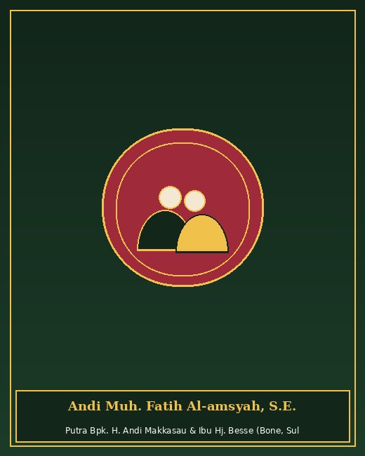 Andi Muh. Fatih Al-amsyah, S.E.