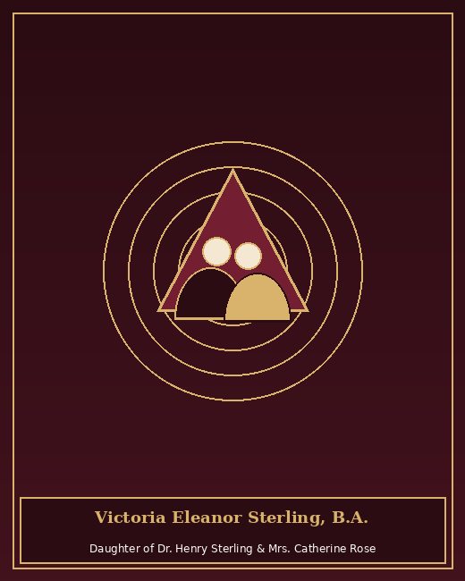 Victoria Eleanor Sterling, B.A.