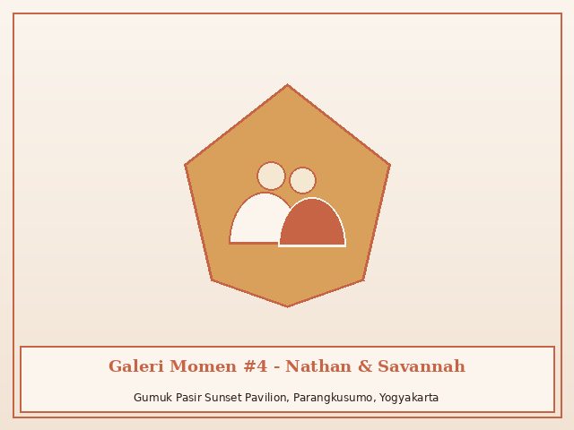 Potret Romantis Senja